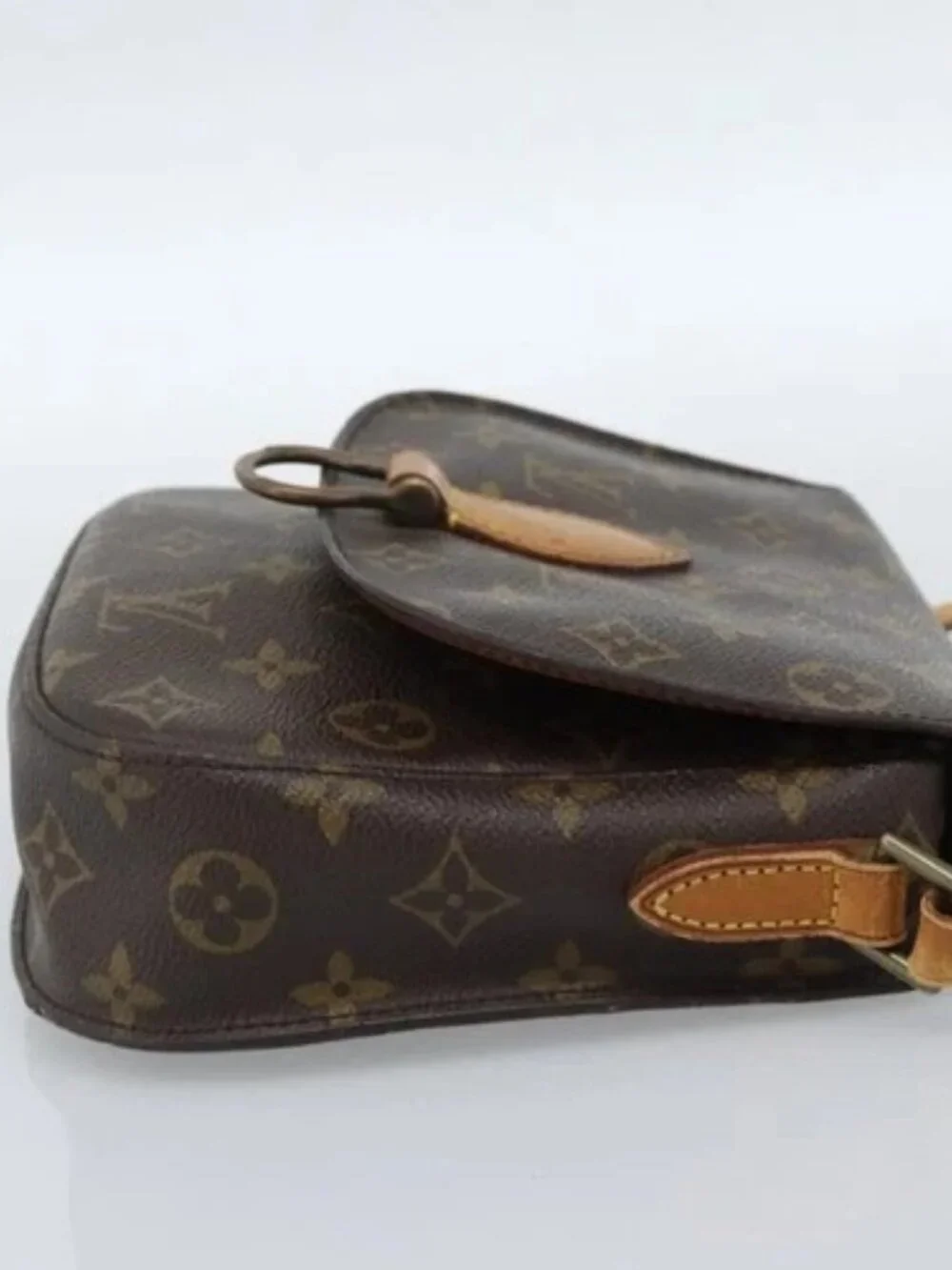 LOUIS VUITTON Monogram Saint Cloud MM Shoulder Bag M51243 LV Auth ki6686